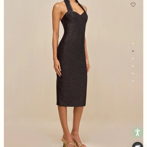 Cult Gaia Winslow black halter dress - Picture 3 of 10